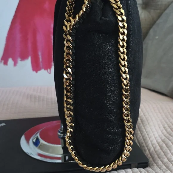 Falabella Stella McCartney fold-over tote bag Gold Chain - Picture 7 of 17